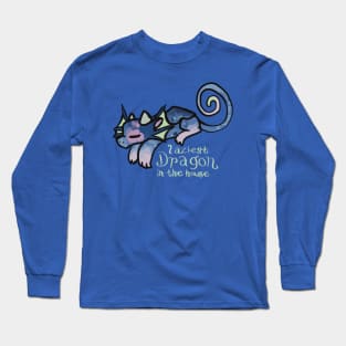 Laziest Dragon in the house Long Sleeve T-Shirt